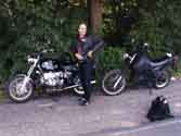 Tackys BMW R90s und Nobbys DR BIG on tour